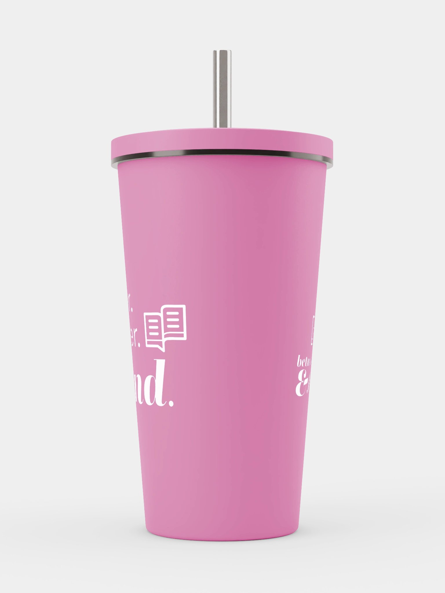 BP&F Reader. Listener. Friend. | Insulated Straw Tumbler product image (9)