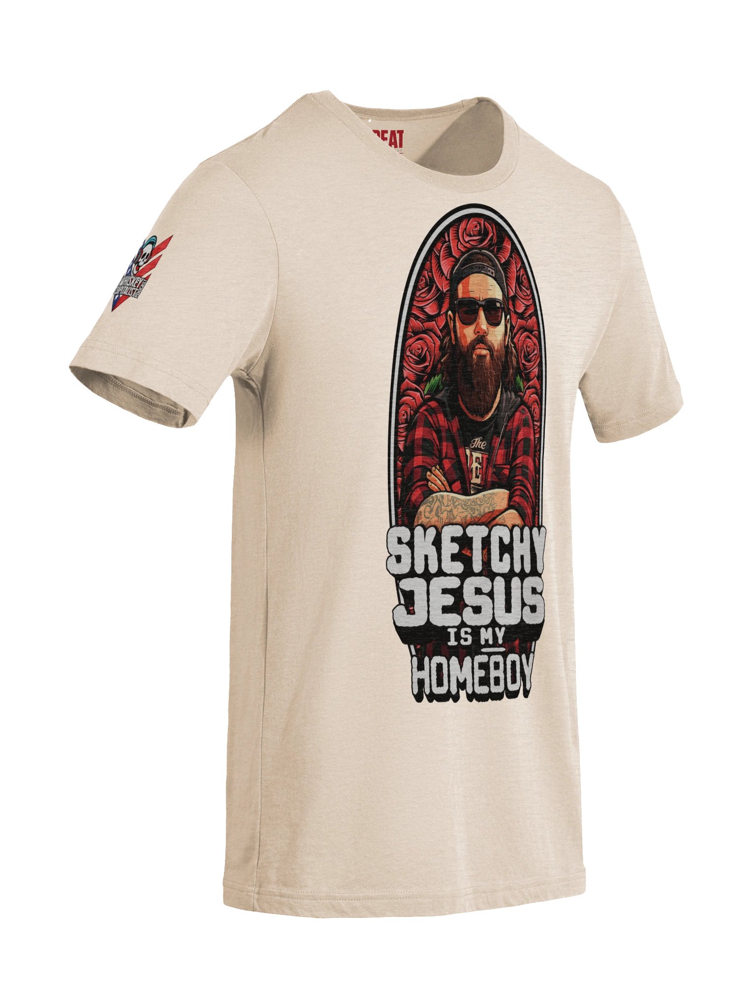 "Sketchy Jesus Is My Homeboy" T Shirt product image (2)