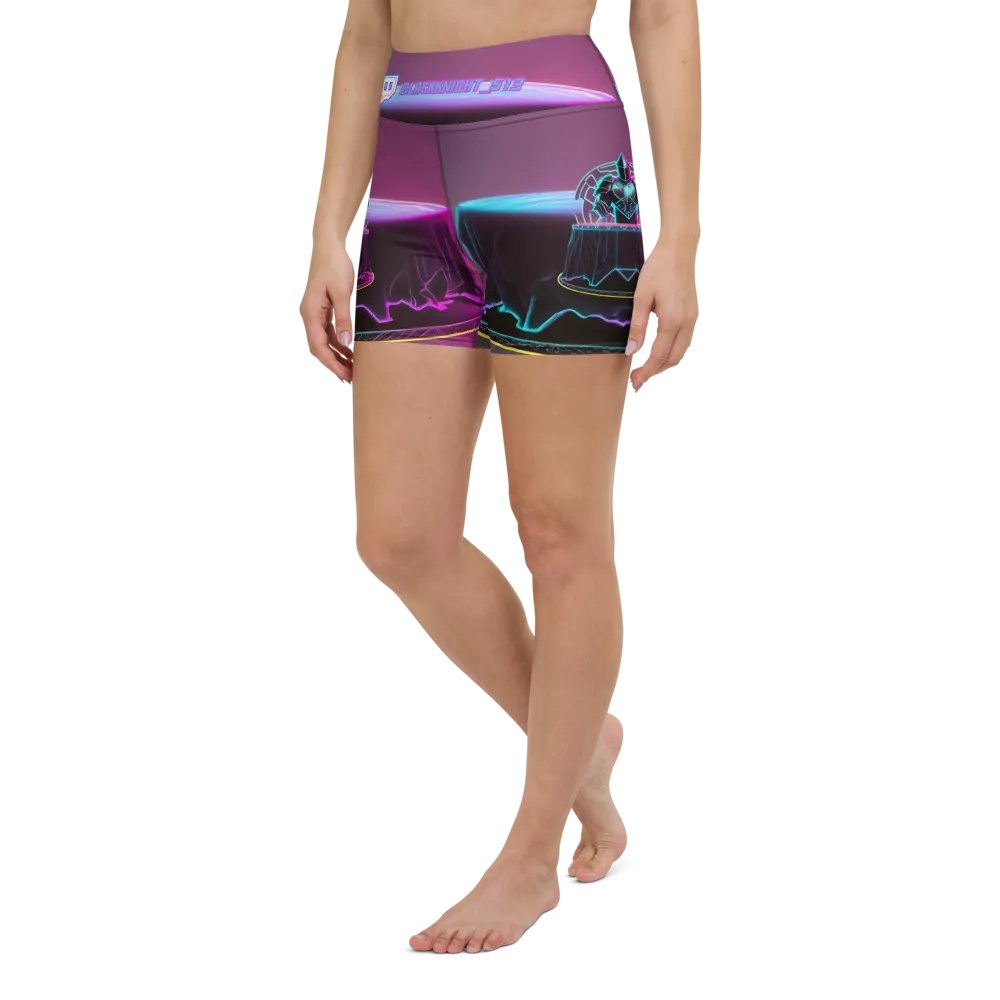 Blackknight513 All-Over Print Yoga Shorts product image (11)