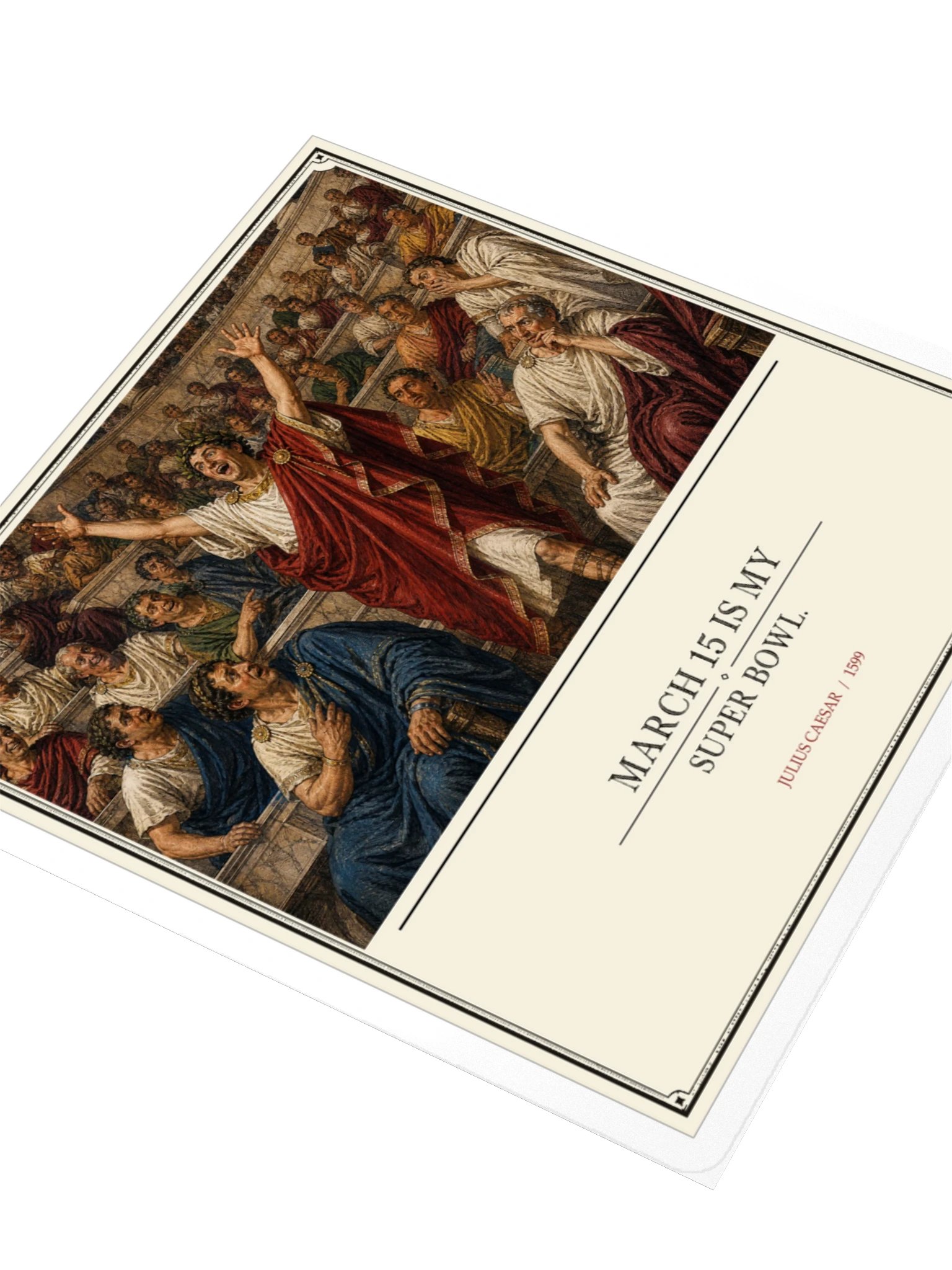March 15 Super Bowl -- Julius Caesar Sticker product image (3)
