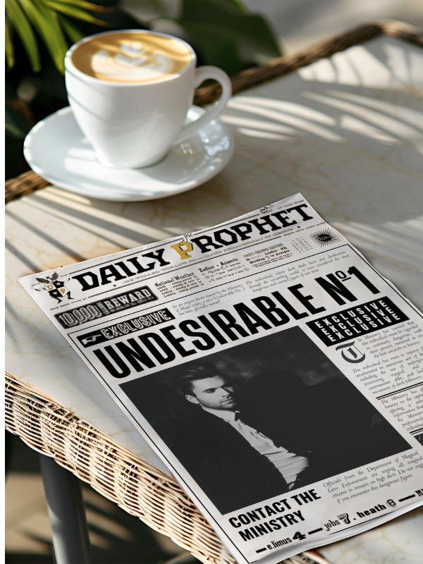 Magical Undesirable Number 1 Newspaper 100% Customizable Template Bundle product image (4)