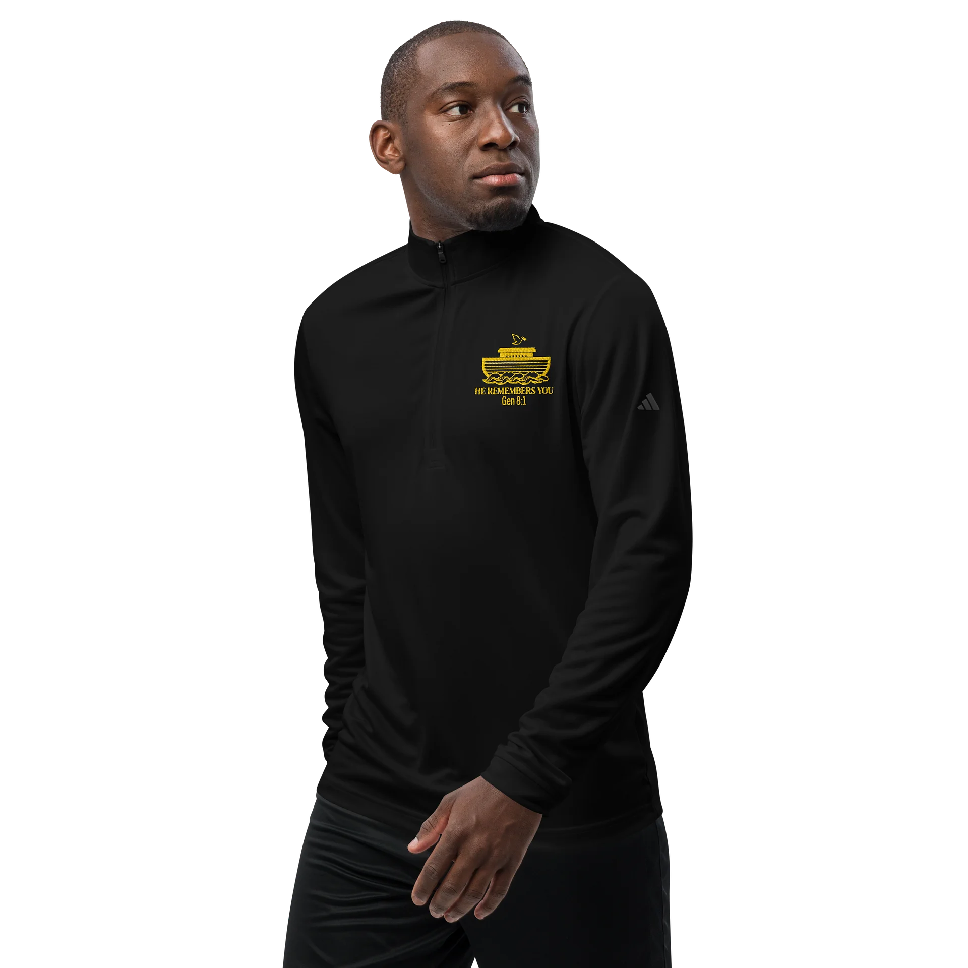 He Remembers You Adidas Quarter-Zip Pullover | Noah Collection product image (5)