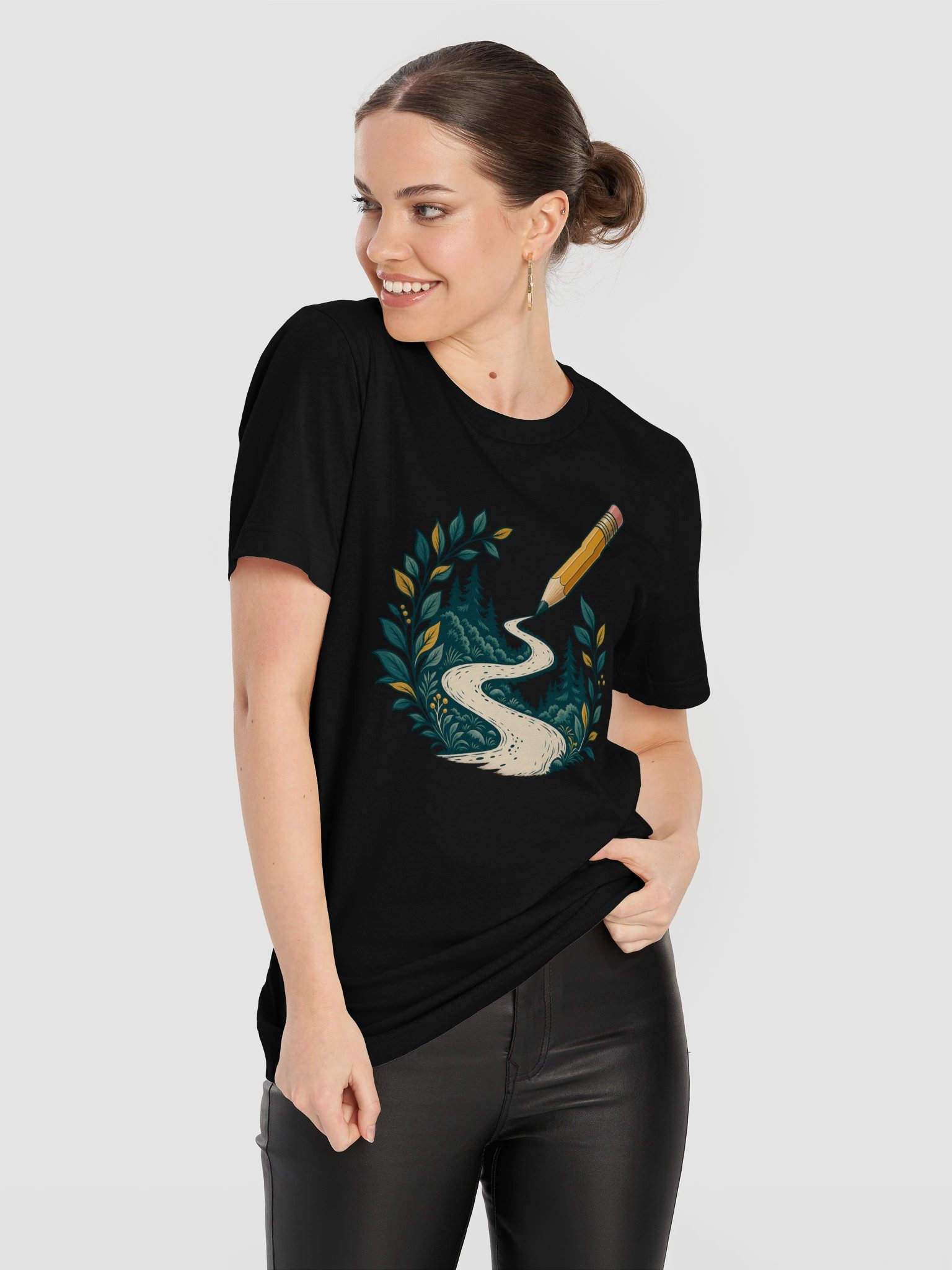 Follow the Pencil Creative T-Shirt product image (11)
