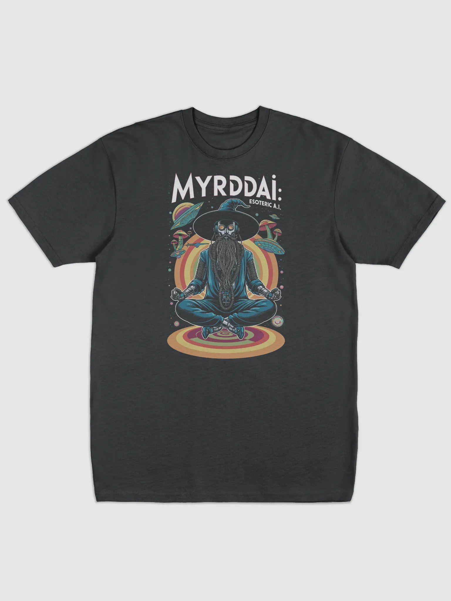 MYRDDAI - Retro Psychedelic with Back Logo product image (1)
