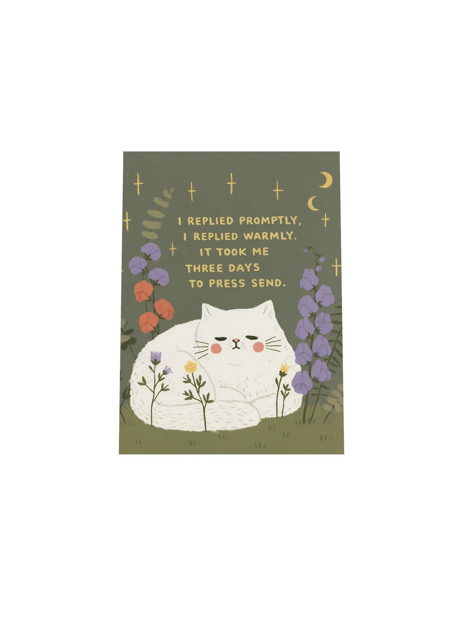 Sleepy Cat Reply Delay Poster product image (30)