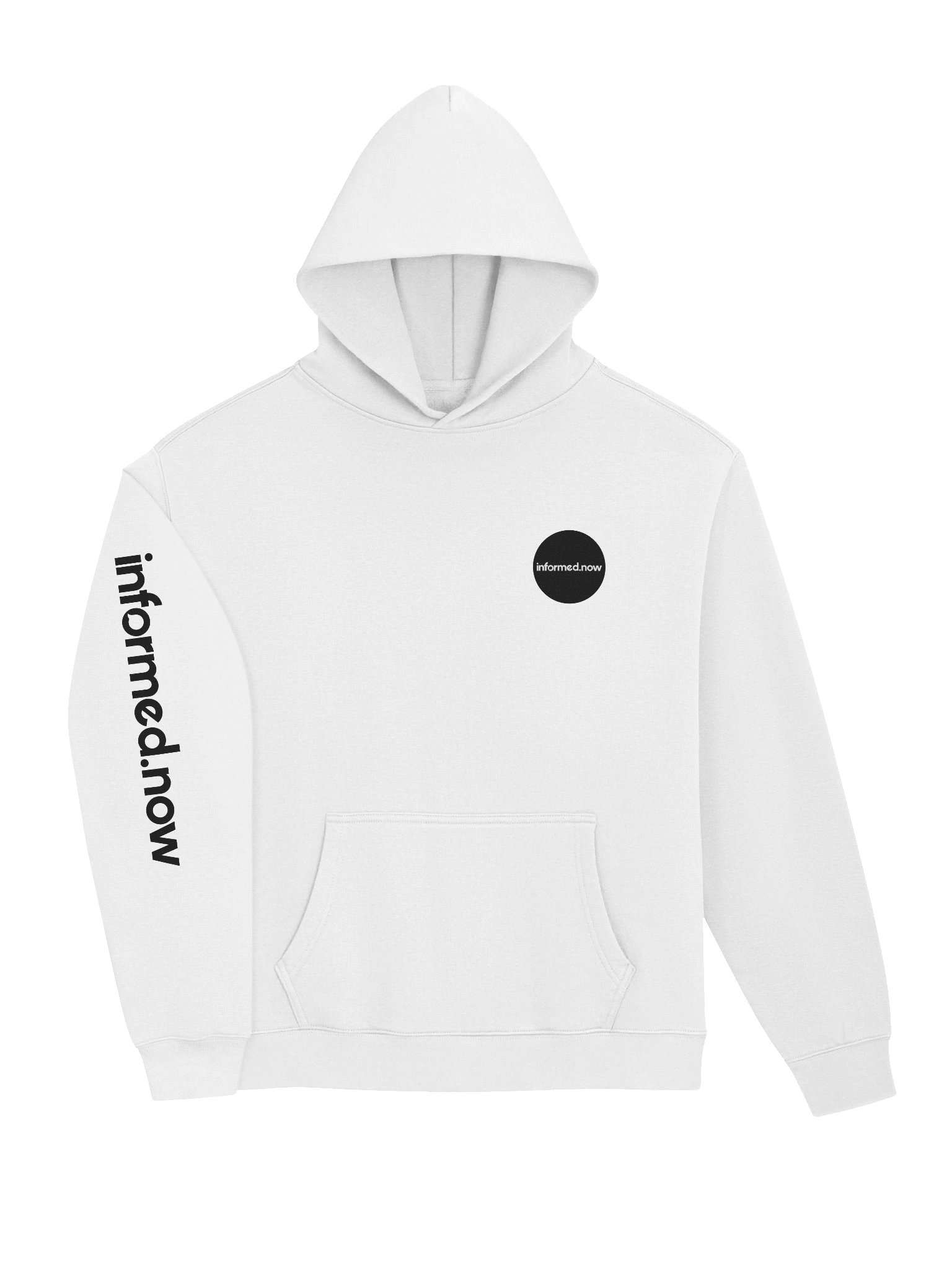 informed.now Unisex Premium Oversized Hoodie (Black) product image (7)
