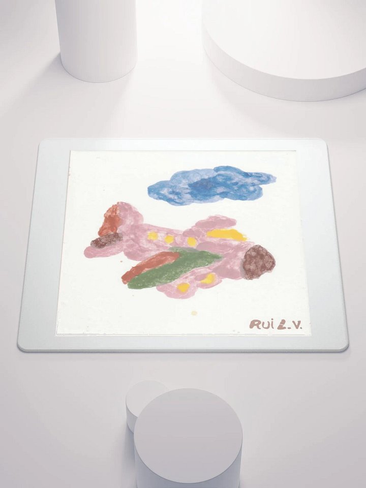 Kid Airplane (Gaming Mouse Pad) product image (1)