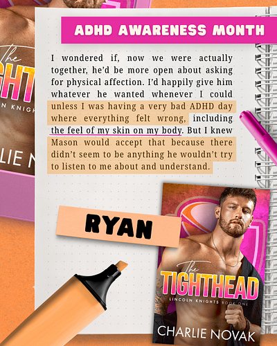 October is ADHD Awareness Month, so throughout October I'm spotlighting various characters of mine with ADHD 🩷

Today it's Ry...