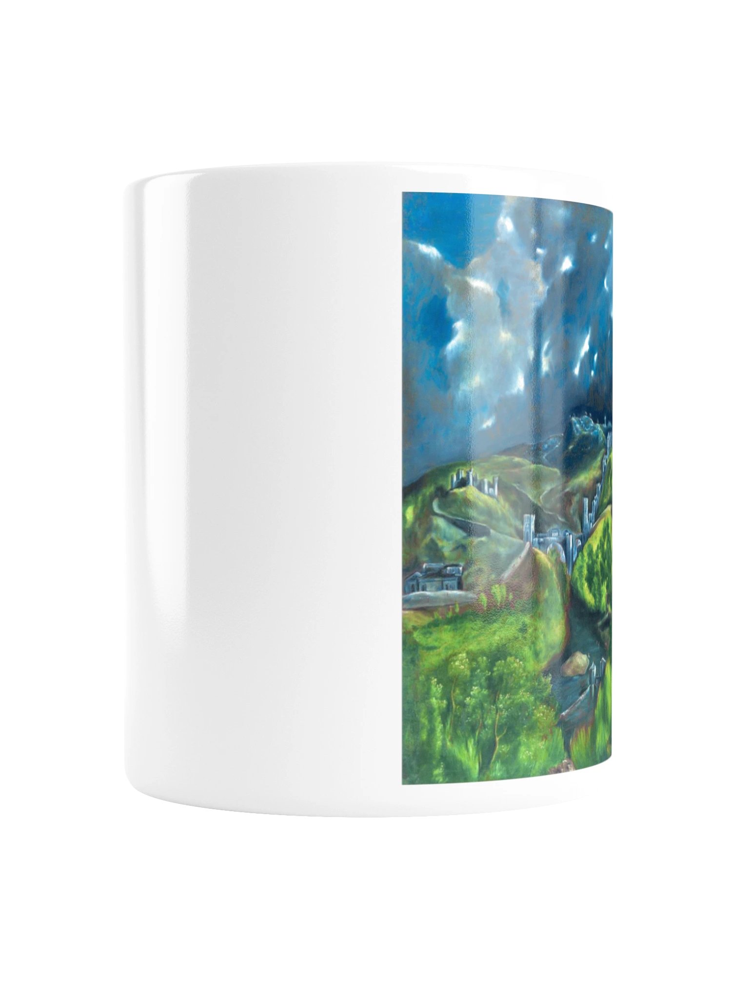 View of Toledo — White Mug product image (2)