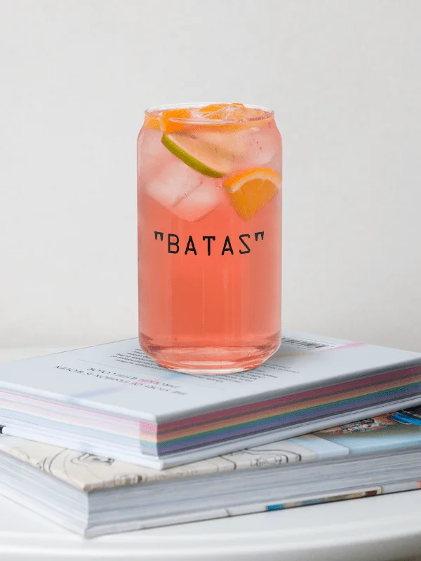 "BATAS" | Clear Can Glass product image (1)