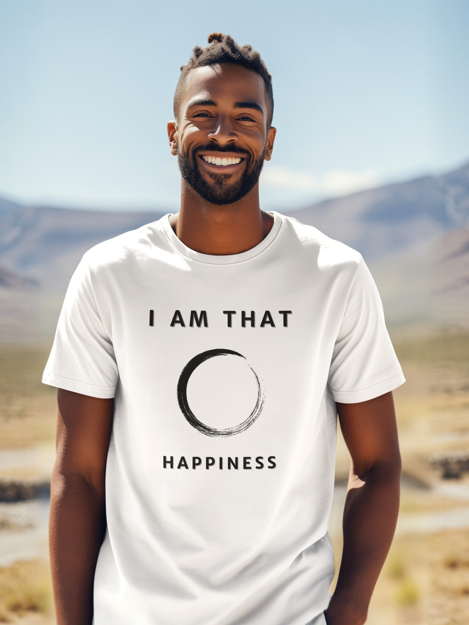 Unisex T-Shirt - HAPPINESS (Vertical Flow) product image (1)