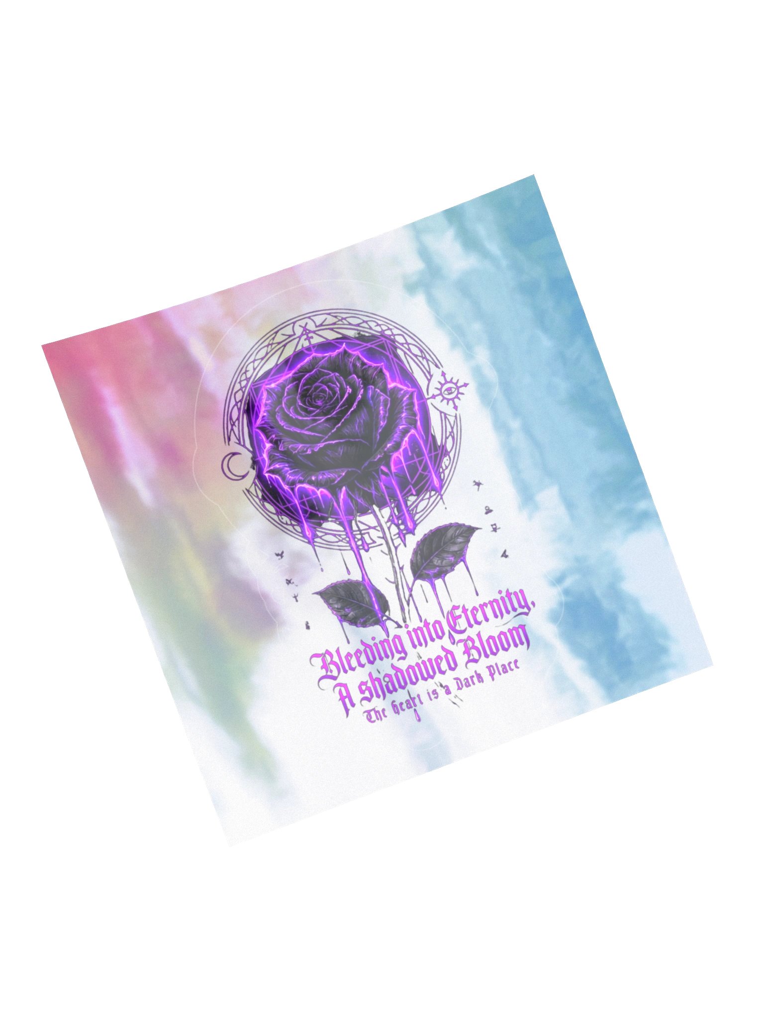 Bleeding into Eternity — Kiss-Cut Holographic Sticker Sheet product image (13)