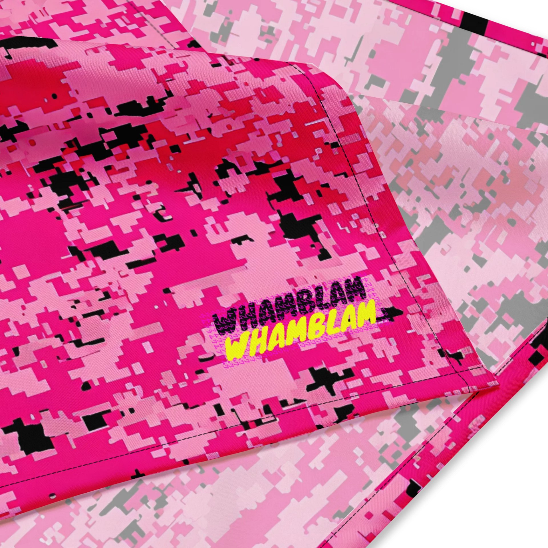 Pixel Pink Camo All-Over Bandana product image (4)