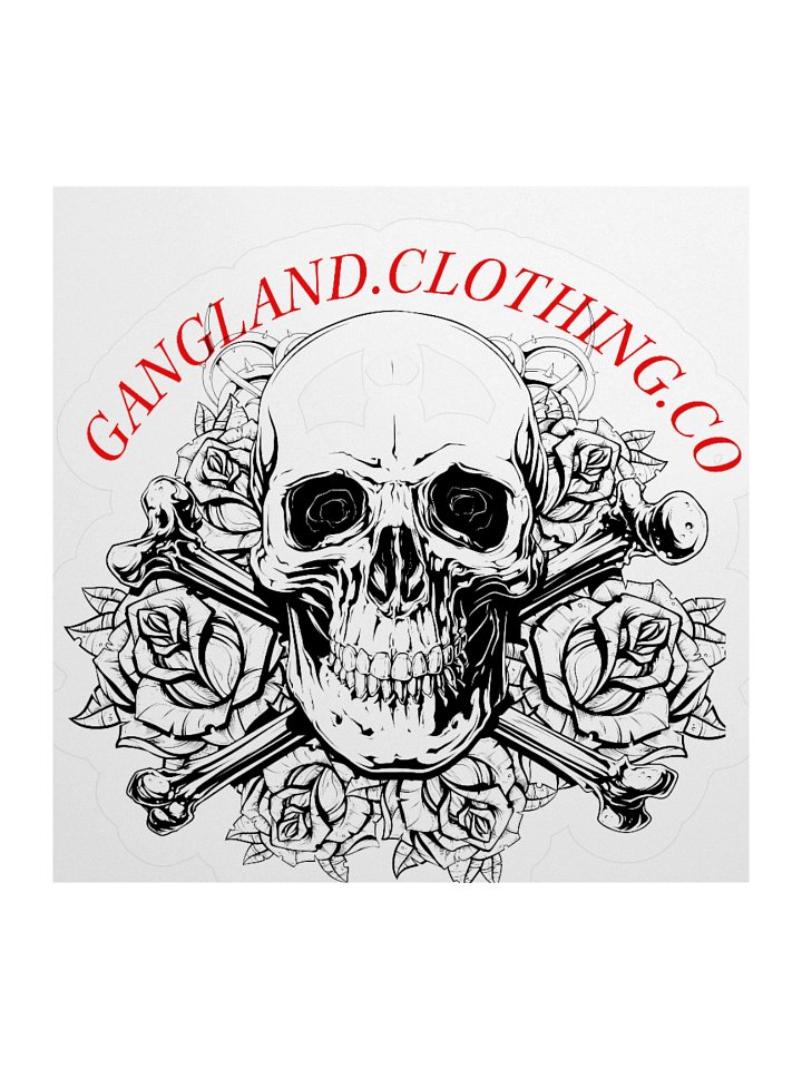Gangland Red Rifle Kiss Cut Stickers product image (3)