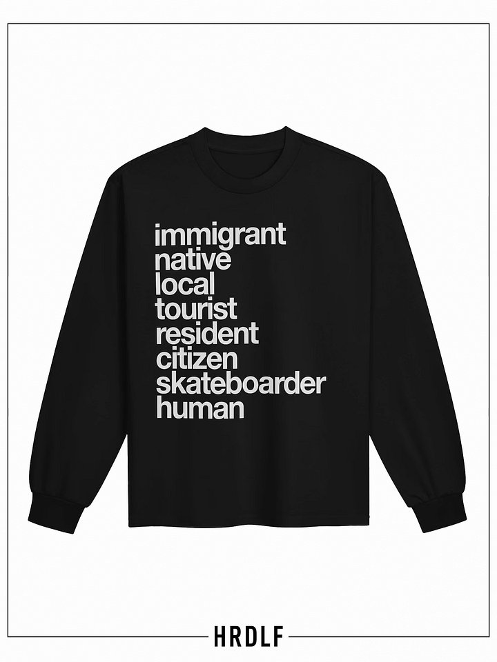 Human Beings - Black Longsleeve product image (1)