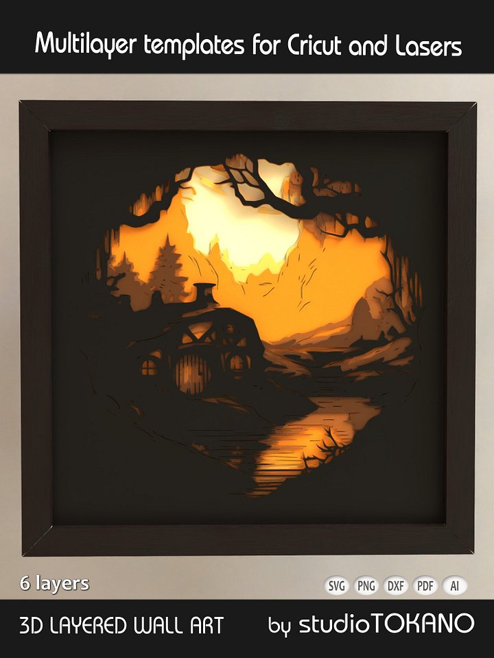 The Shire Layered Cut File product image (1)