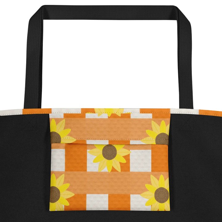Sunflower Gingham Tote in Orange product image (2)