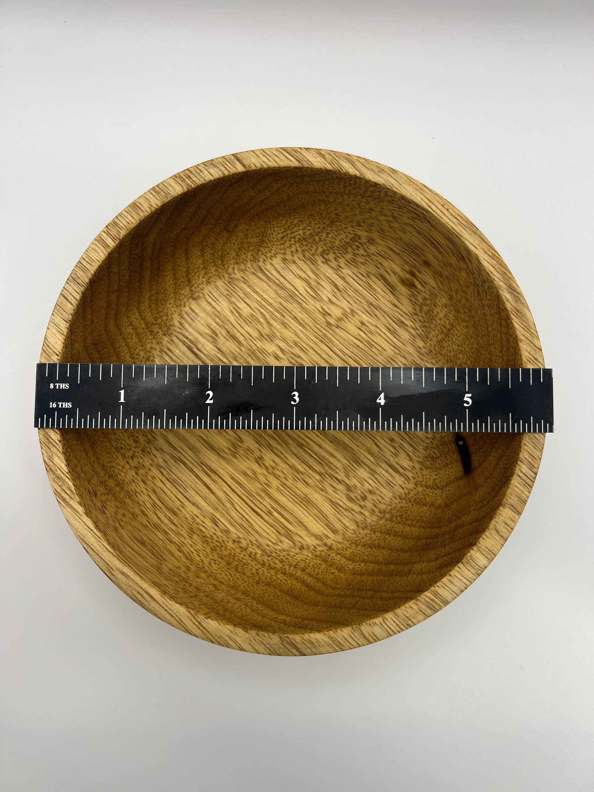 6" White Limba Decorative Dish | Exotic Hardwood product image (12)