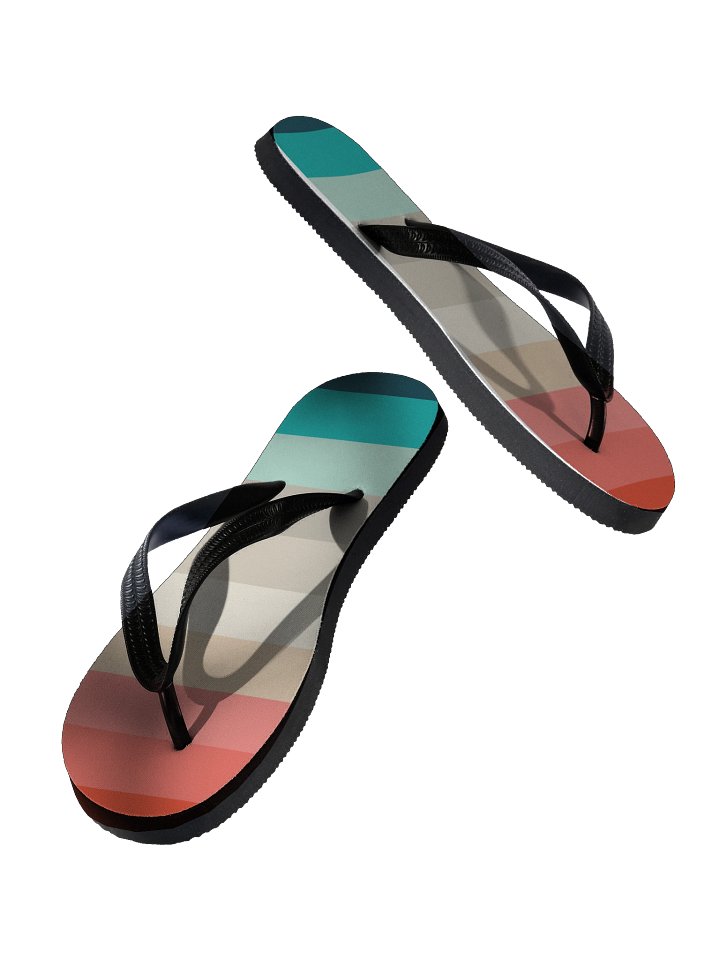 Retro Stripes Flip-Flops product image (2)