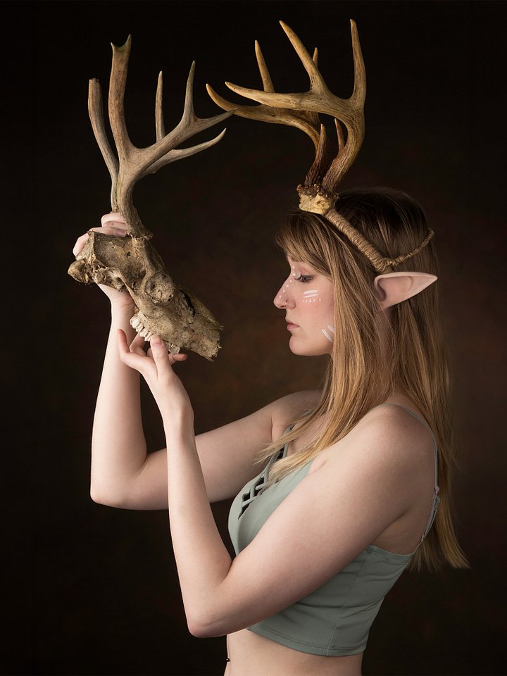 "Woodland Creature Sorrow" Ft. LindC3PO - 8x10 Matte Print product image (1)