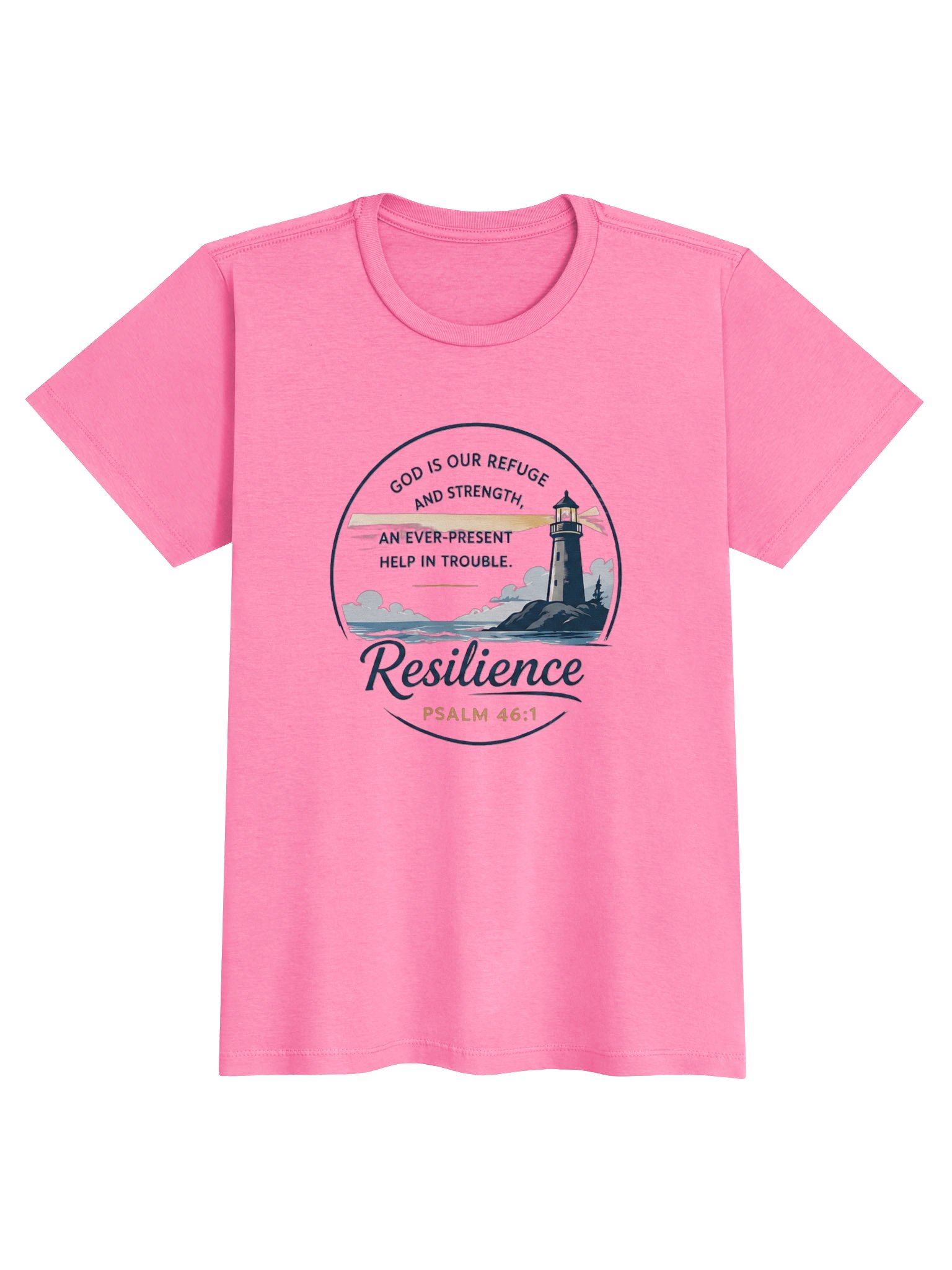 God Is Our Refuge Resilience Women’s Tee product image (1)