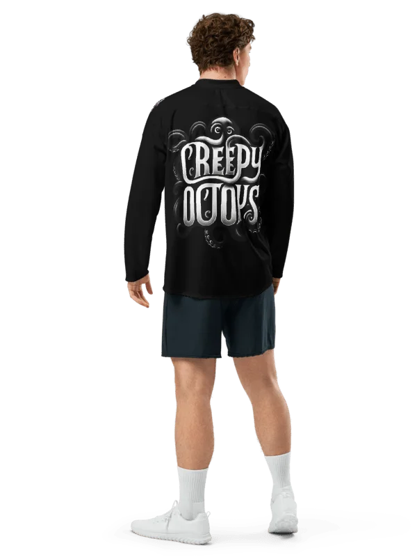 LIMITED EDITION - CNX Core All-over print Unisex Long Sleeve Tee — Creepy Octopus 001 product image (7)
