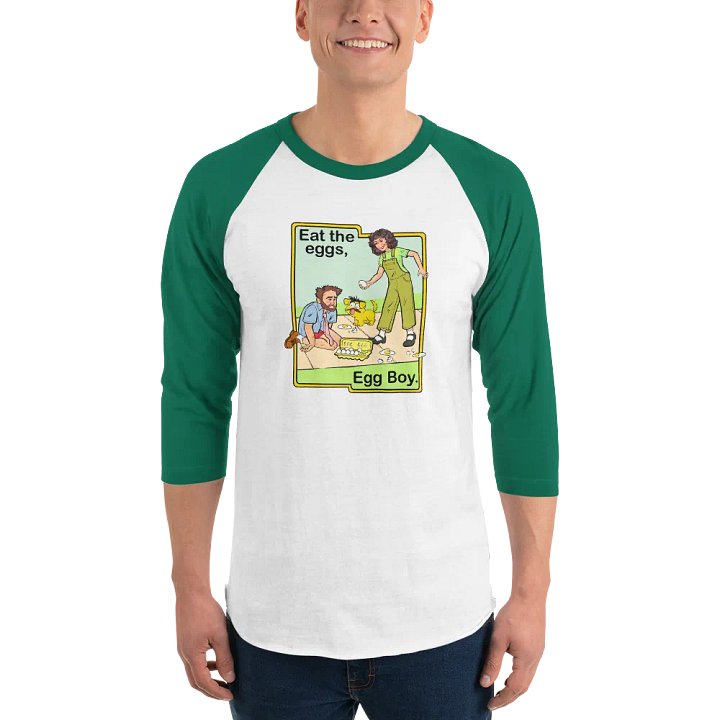 Eat The Eggs Raglan T-Shirt product image (65)