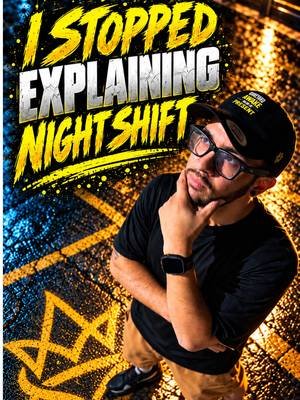 After enough time on nights, you stop trying to make your schedule sound normal to people who don’t live it. It makes sense to us. That’s enough. What’s one night shift thing you’ve completely stopped explaining? #nightshiftdad  #nightshiftlife  #nightshift  #nightcrew  #worklife 