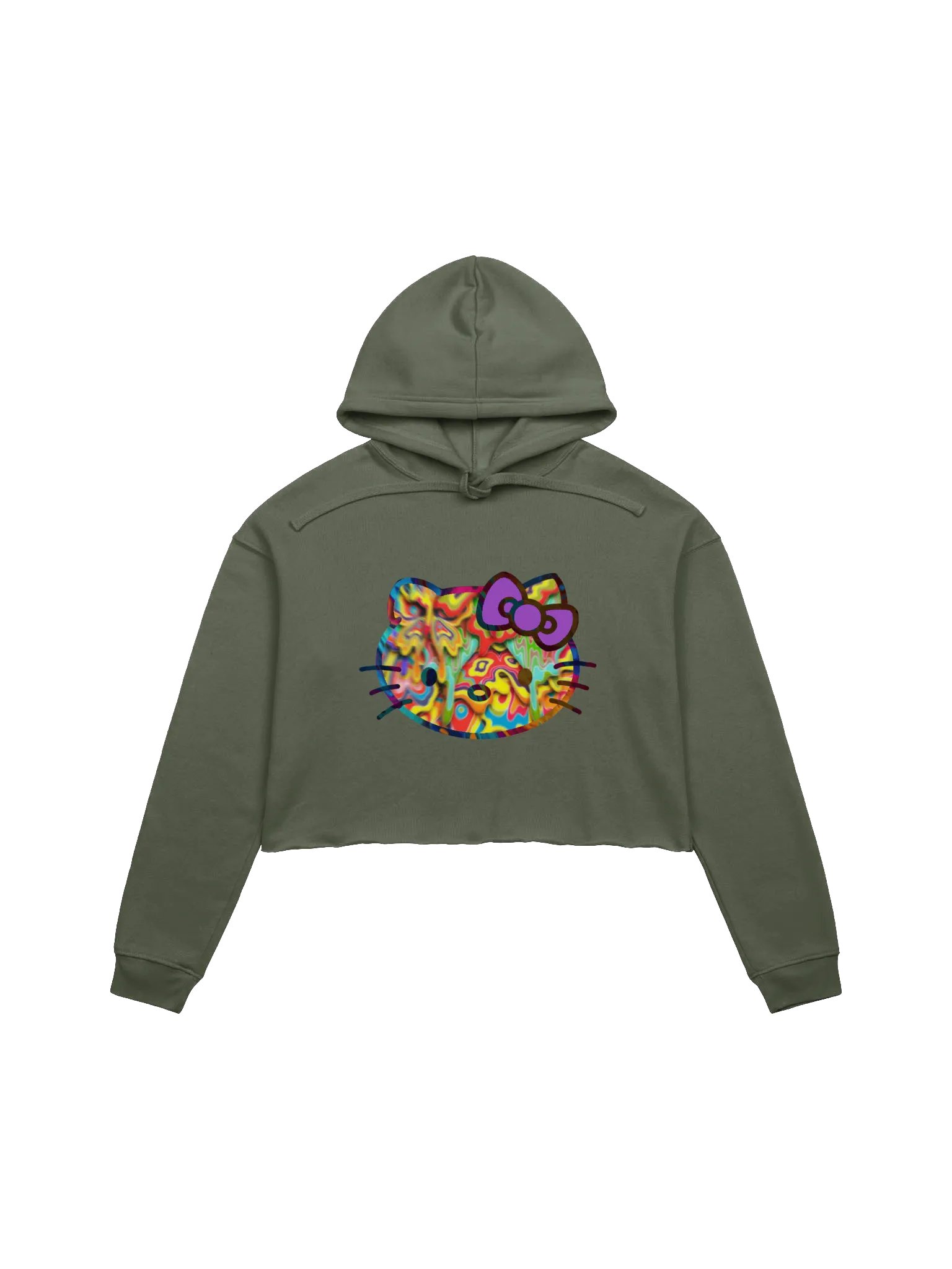 Hello Drippy Cropped Hoodie product image (1)