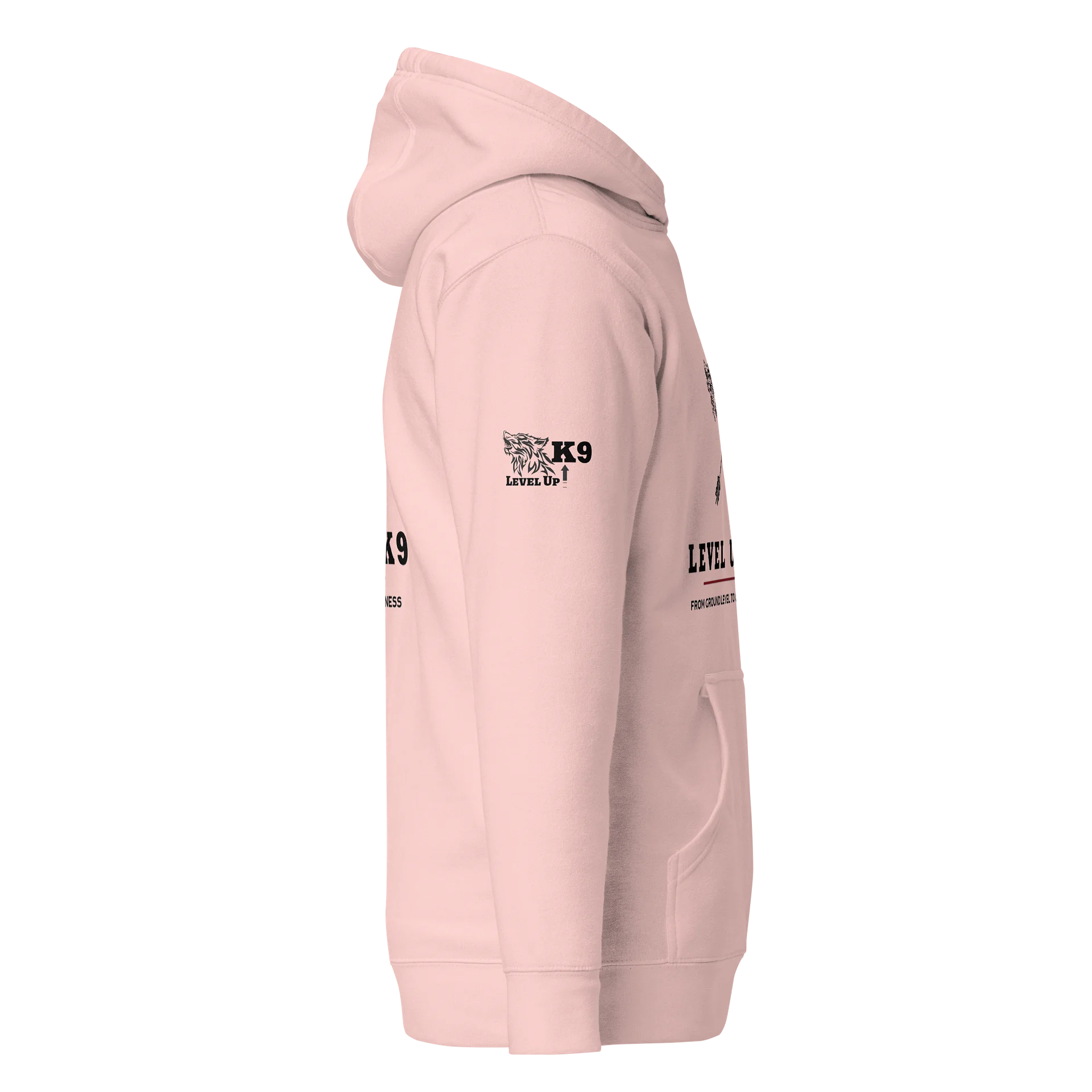Level-UP K9 Standard Hoodie ( Pink ) product image (7)