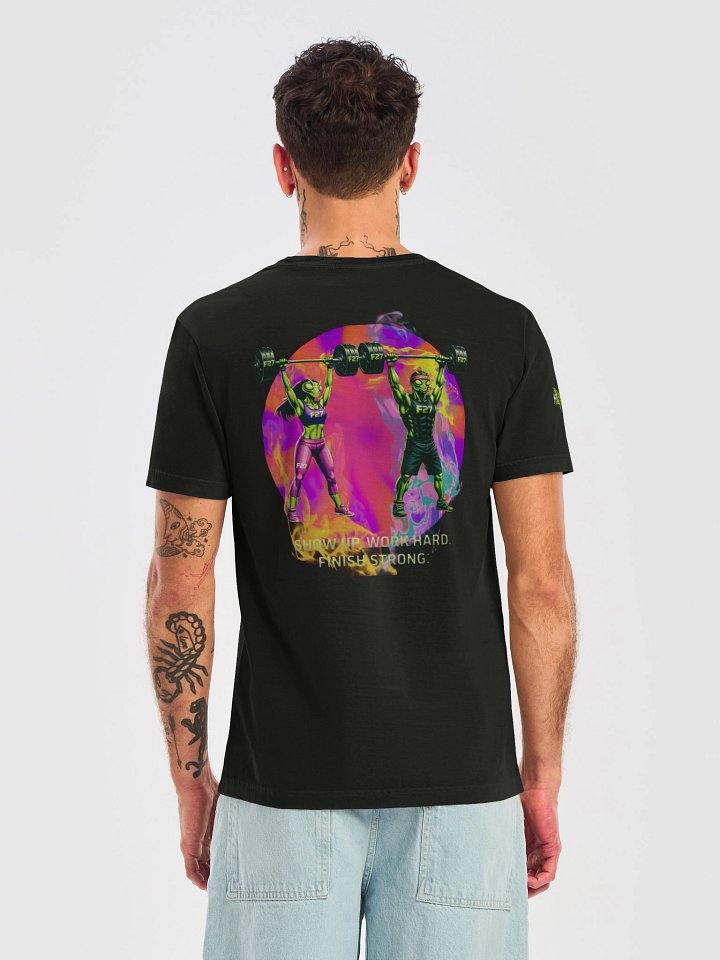FayzieBobs F27 Mantis — Flow & Strength Unisex Oversized Garment-Dyed T-Shirt product image (2)