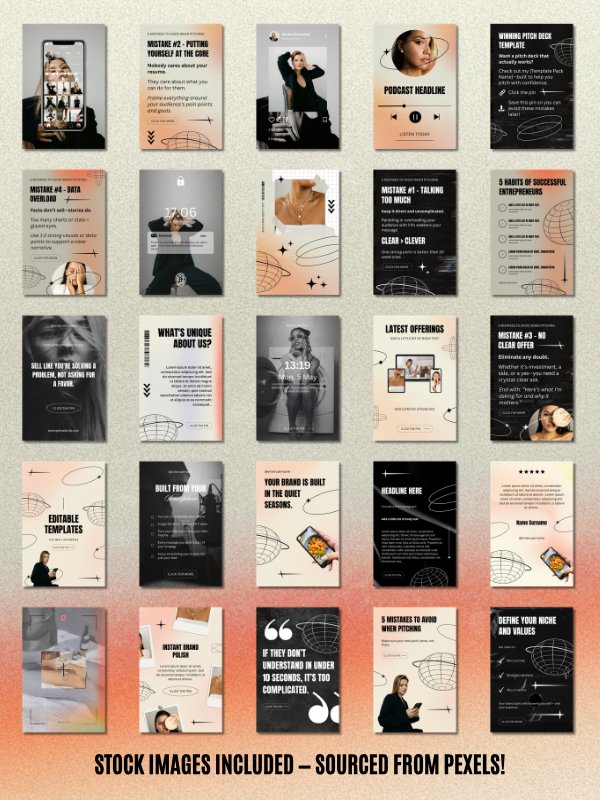 MRR/PLR Pinterest Templates for Coaching product image (4)