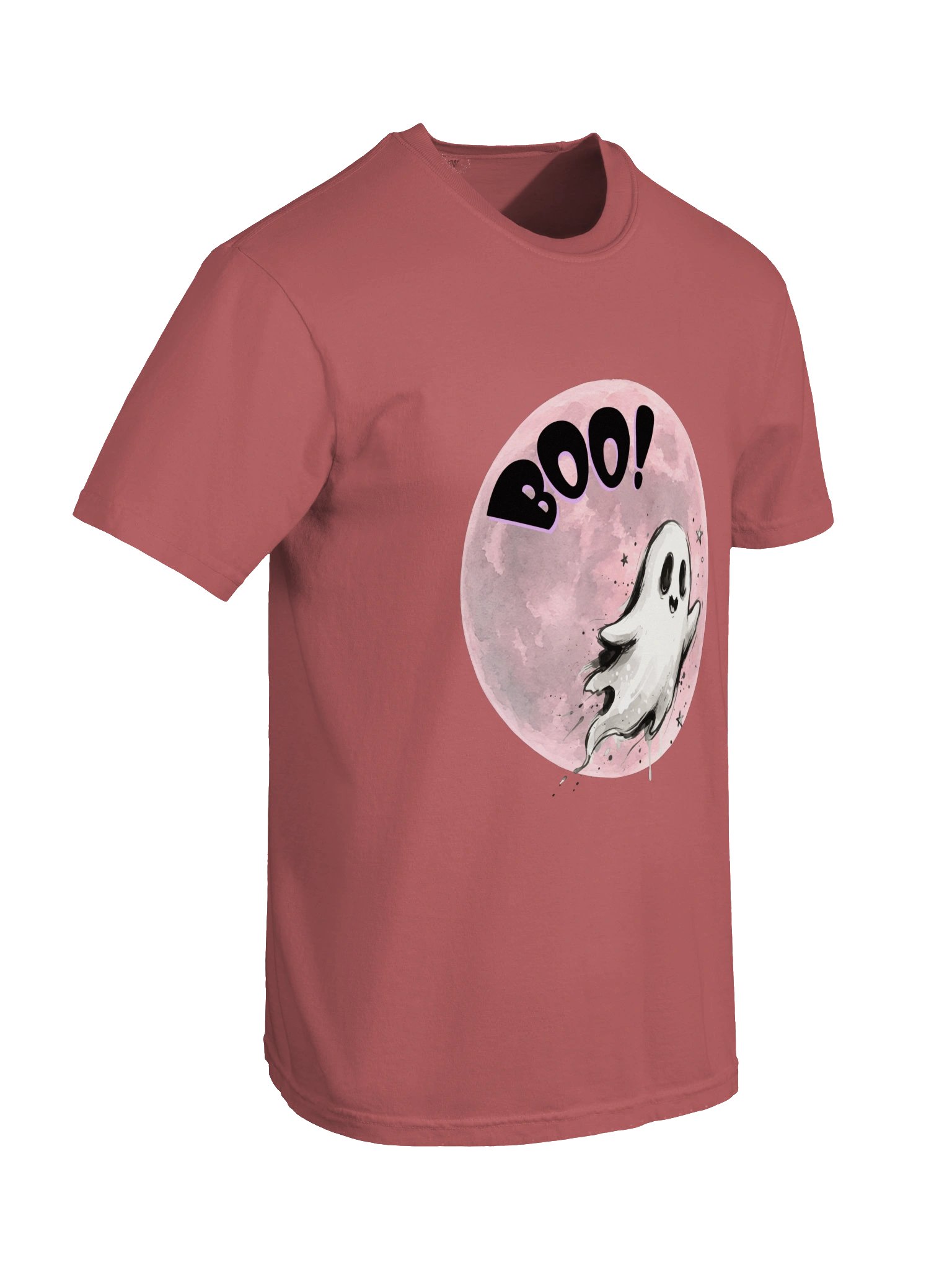 BOO! Cute Ghost Halloween Tee product image (46)