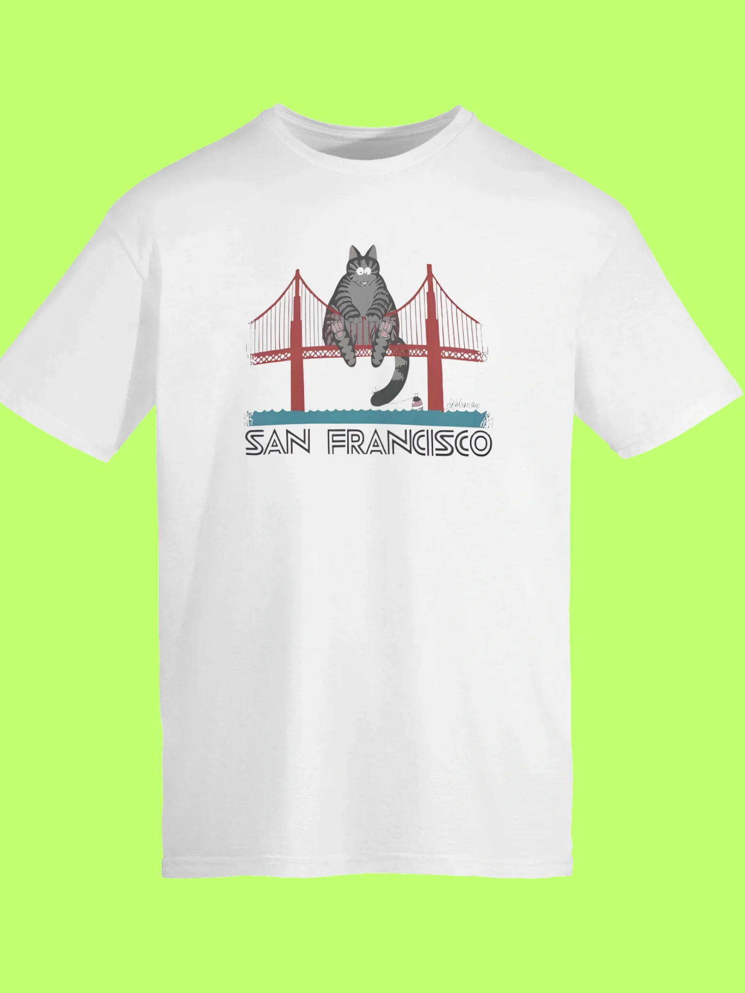 San Francisco Bridge Cat Shirt product image (113)