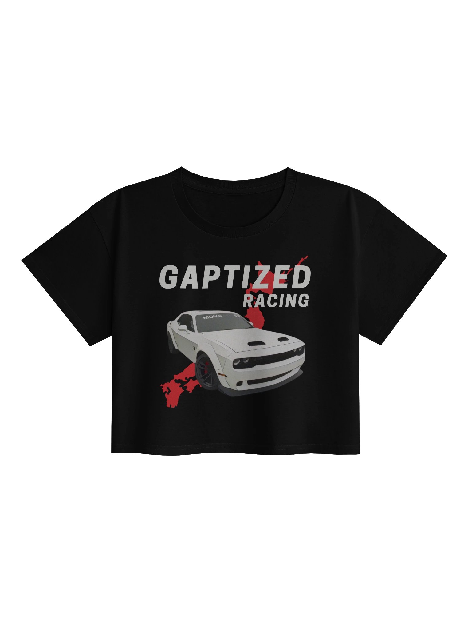 Gaptized Racing™ Women’s Crop Top Tee product image (1)