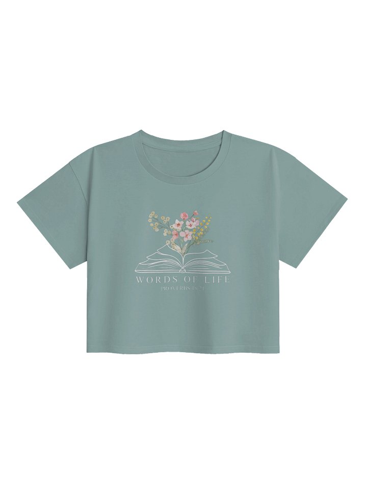 Words of Life Crop Top product image (1)