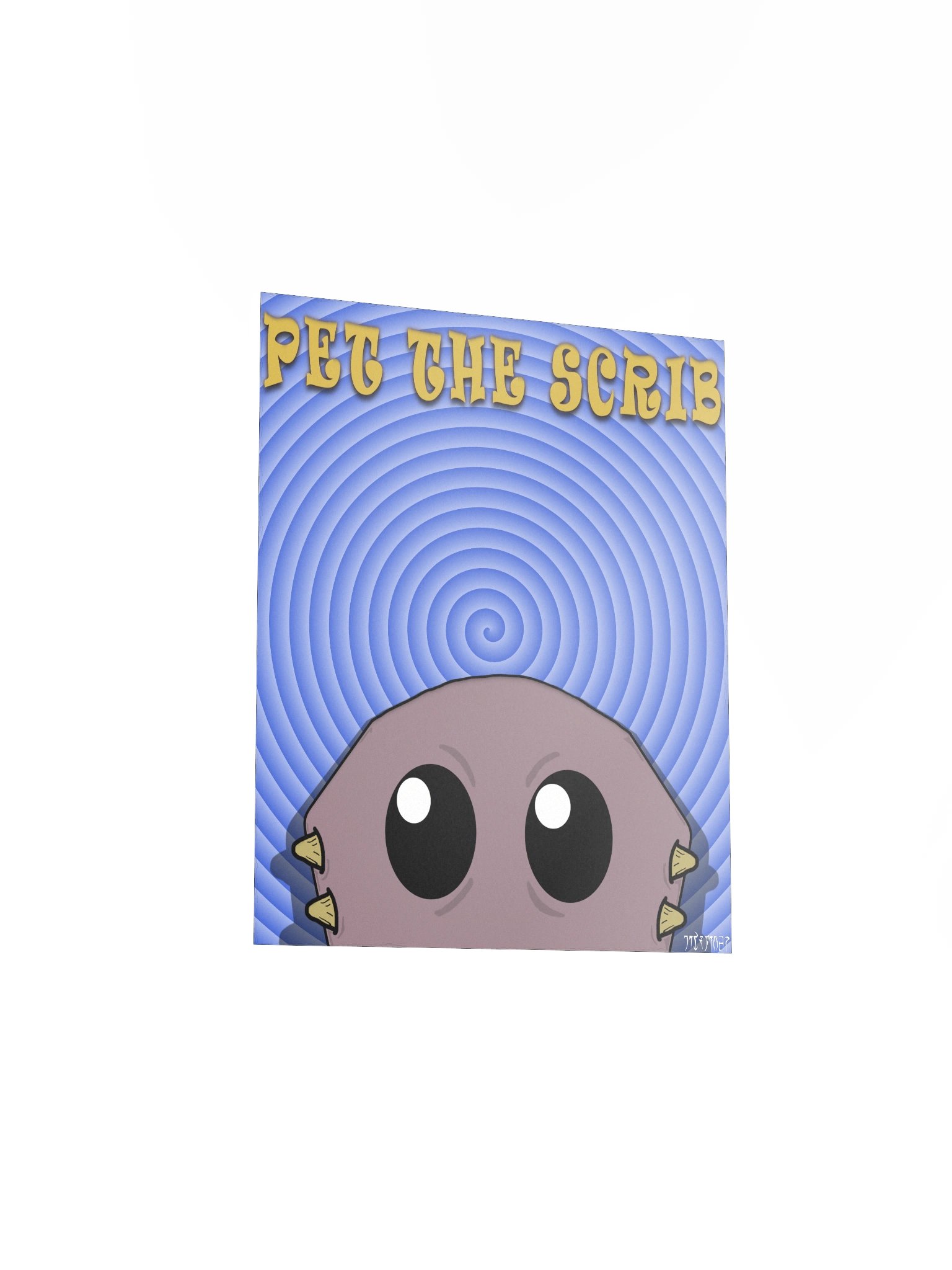 PET THE SCRIB Poster product image (6)