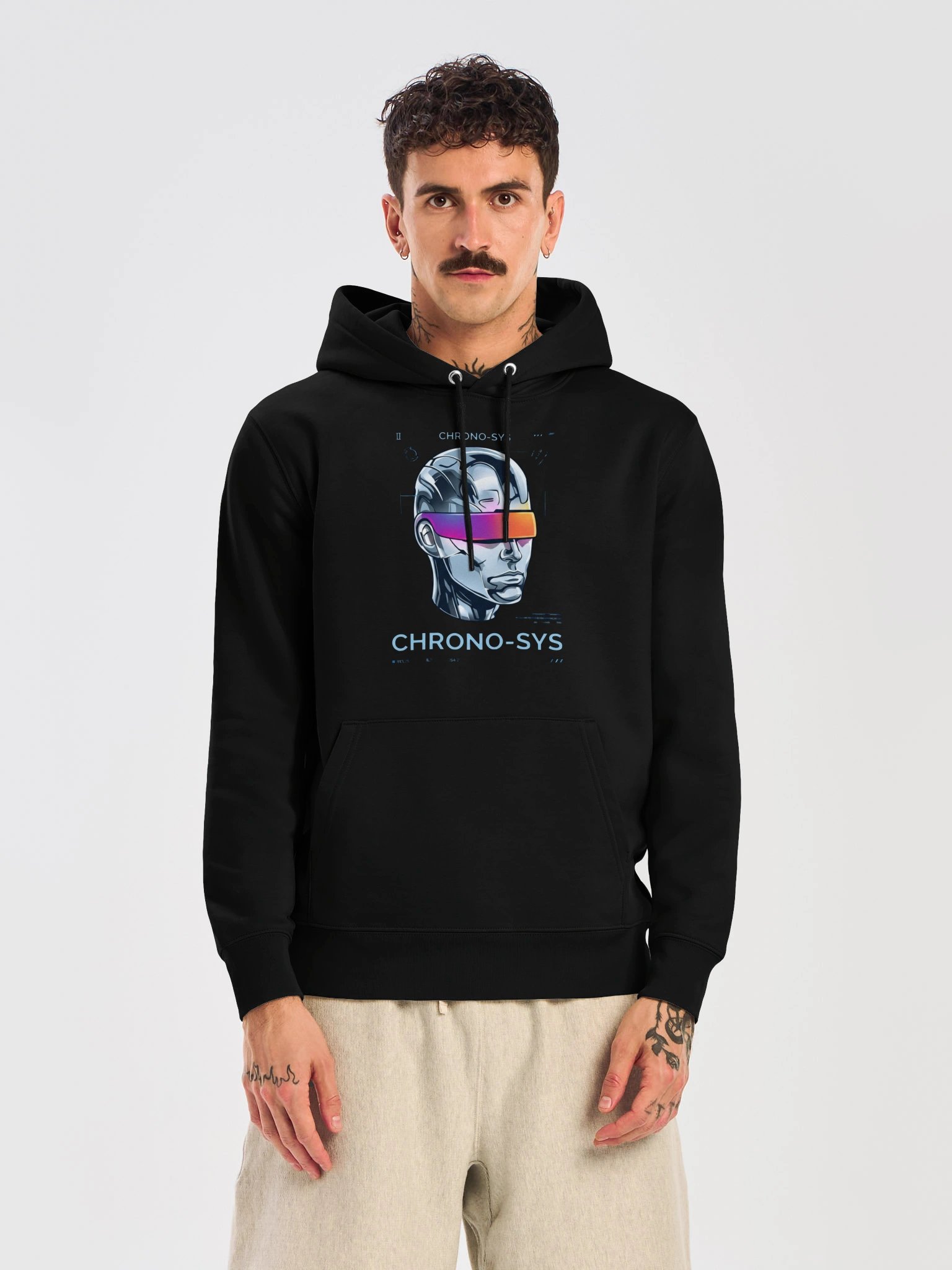 CHRONO-SYS Retro-Future Robot Hoodie product image (1)