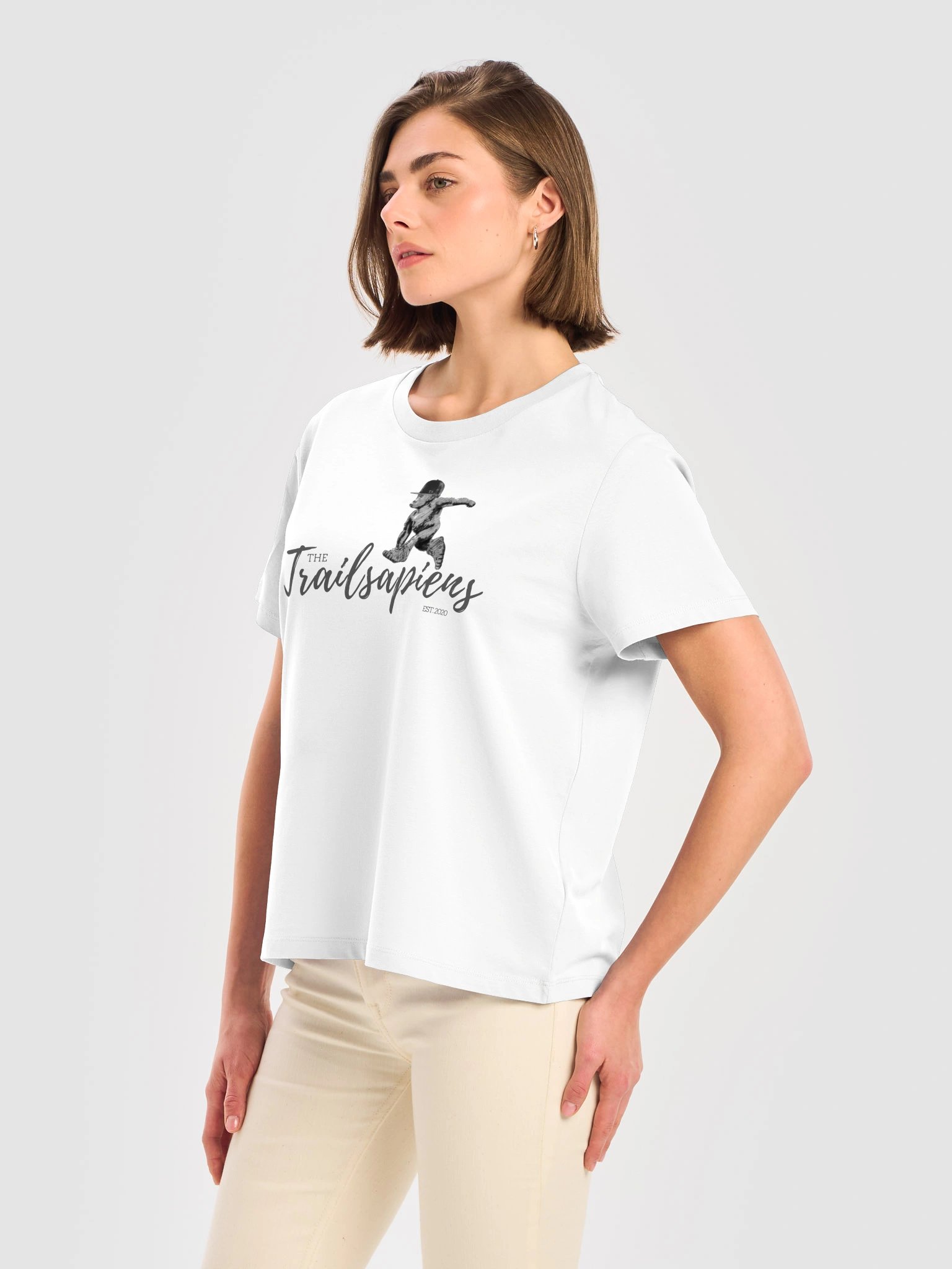 ECO-Friendly & Organic Premium Quality -Women's T-Shirt with Trailsapiens logo product image (1)