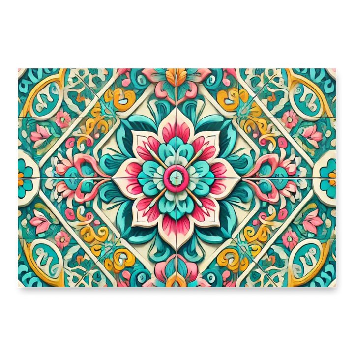 Peranakan-Inspired Wrapping Paper Sheets – Premium Quality Singapore Art product image (2)