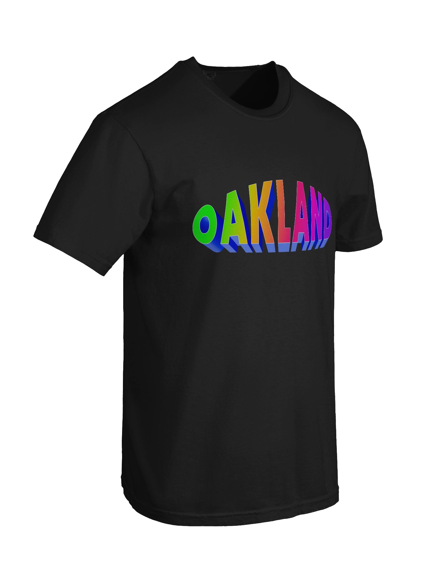 OAKLAND 3D Gradient Comfort Colors Tee by anvitzu product image (8)