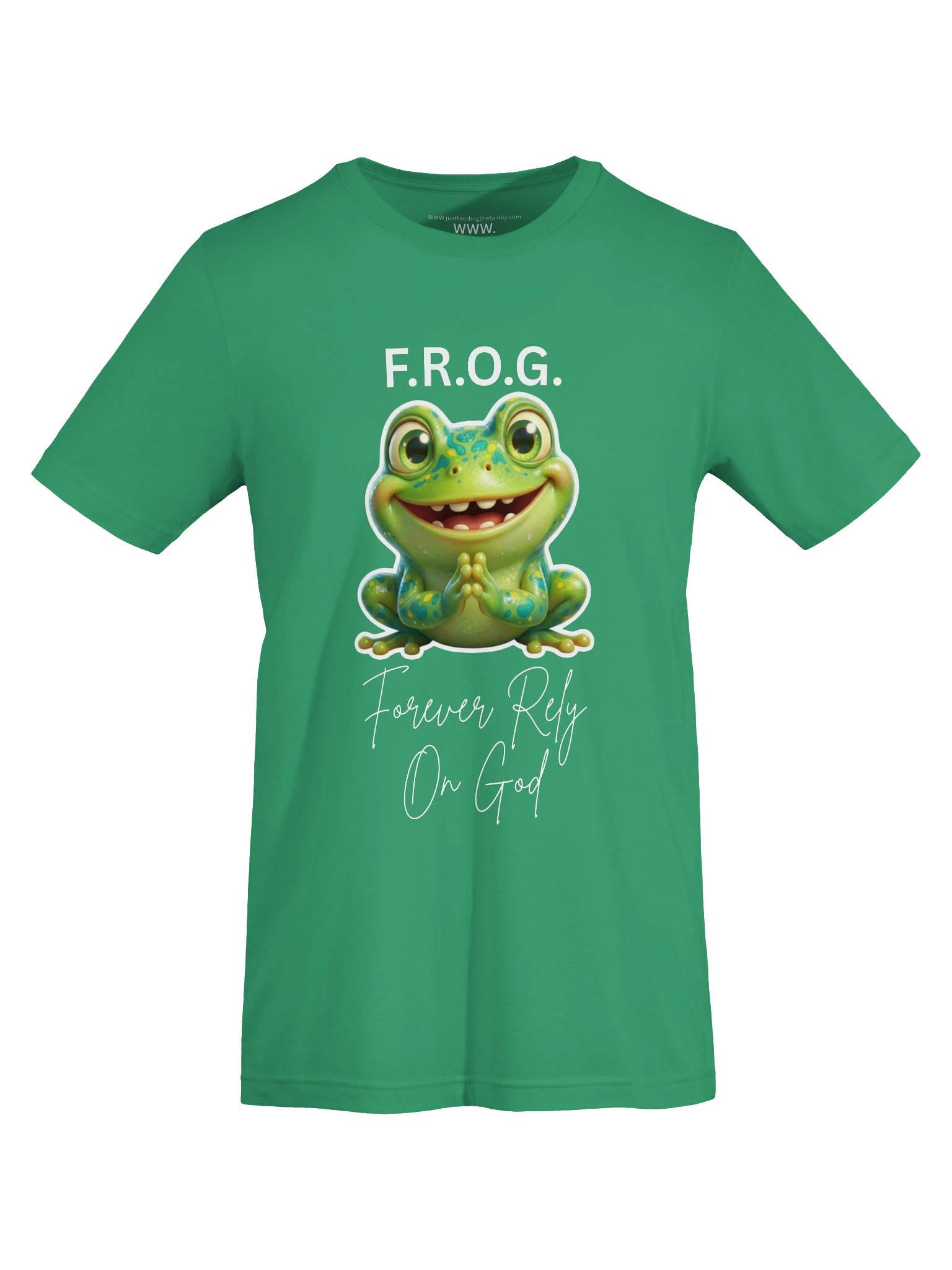 "F.R.O.G. Forever Rely On God" – Isaiah 26:4 & Proverbs 3:5-6 Christian Graphic T-Shirt product image (19)