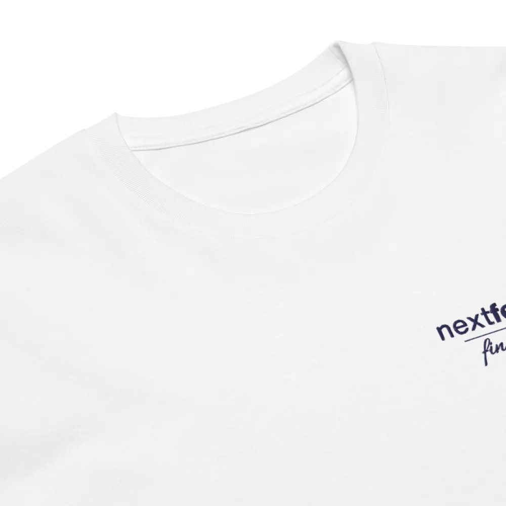 Supreme Comfort Premium Cotton Unisex Tee with Navy Logotype product image (8)