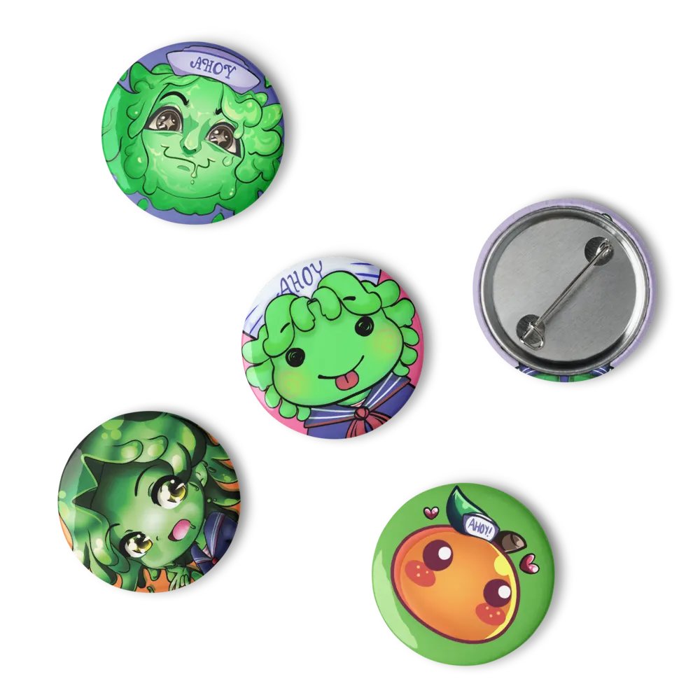 Slimeball Steve Button Set product image (2)