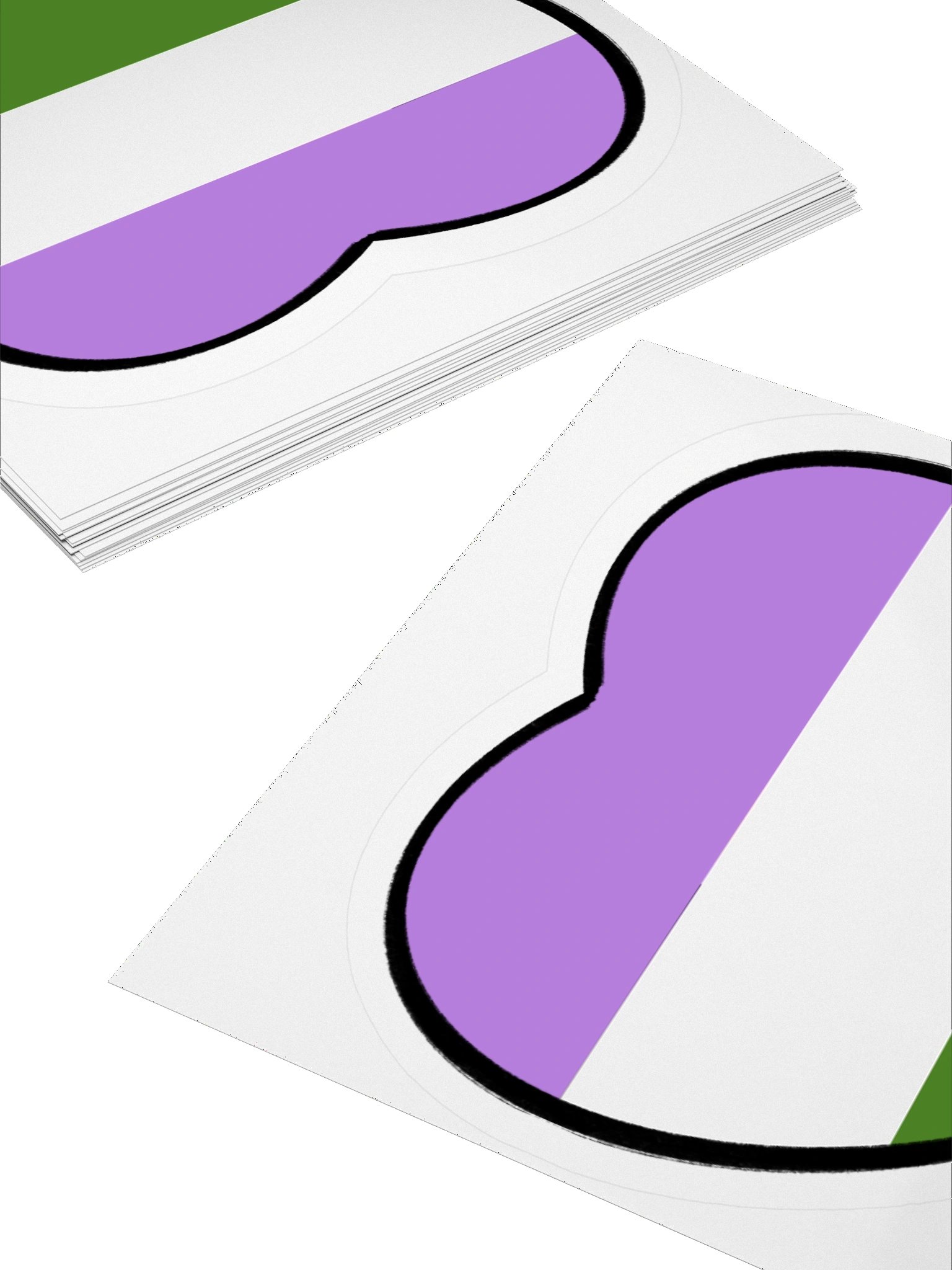 Genderqueer Pride Heart Sticker product image (10)