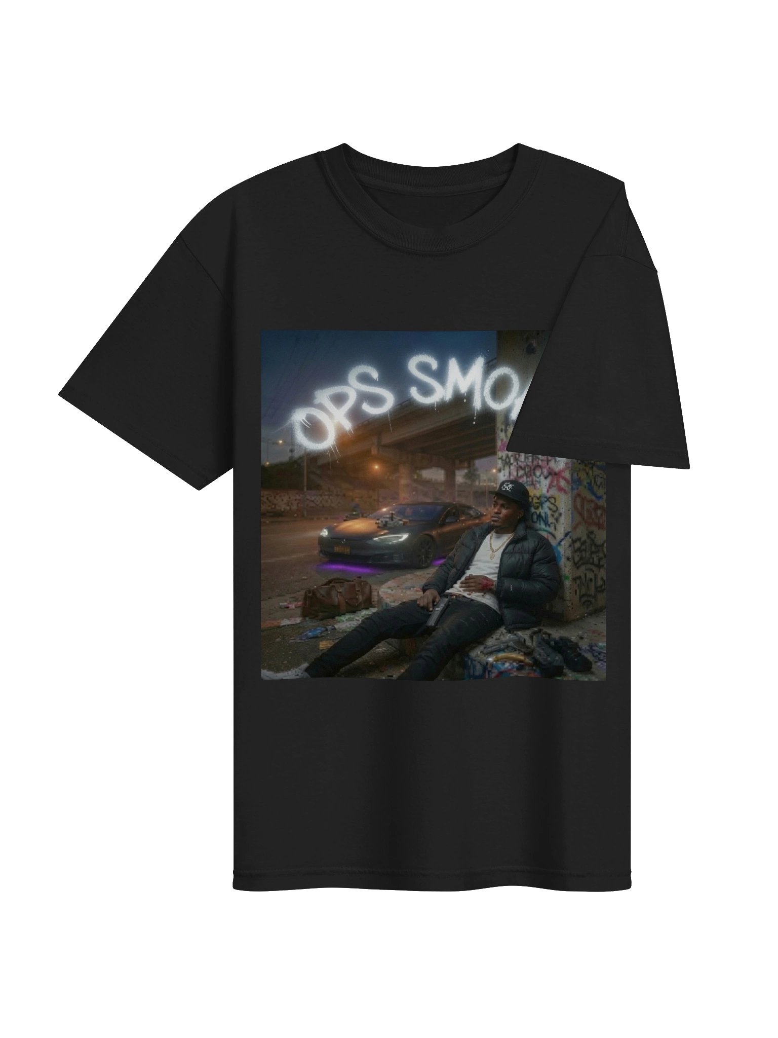 OPS SMOKE ~ tee product image (4)