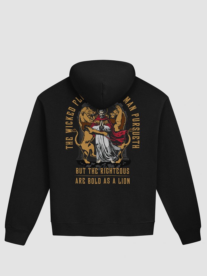 The rigtheous are BOLD as a LION Oversized Hoodie product image (2)