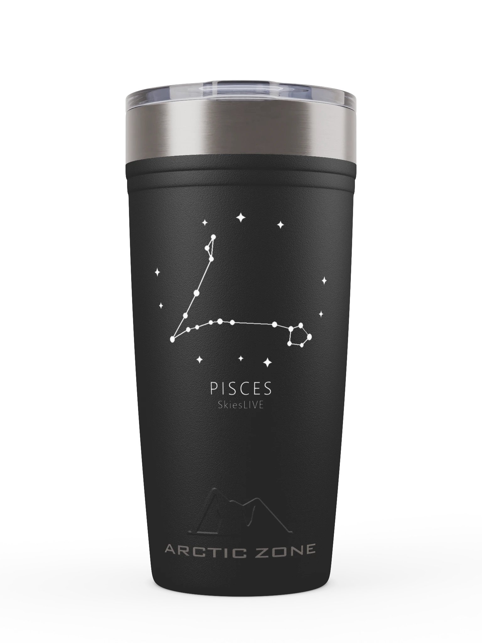SkiesLIVE Pisces Titan Tumbler (Black) product image (1)