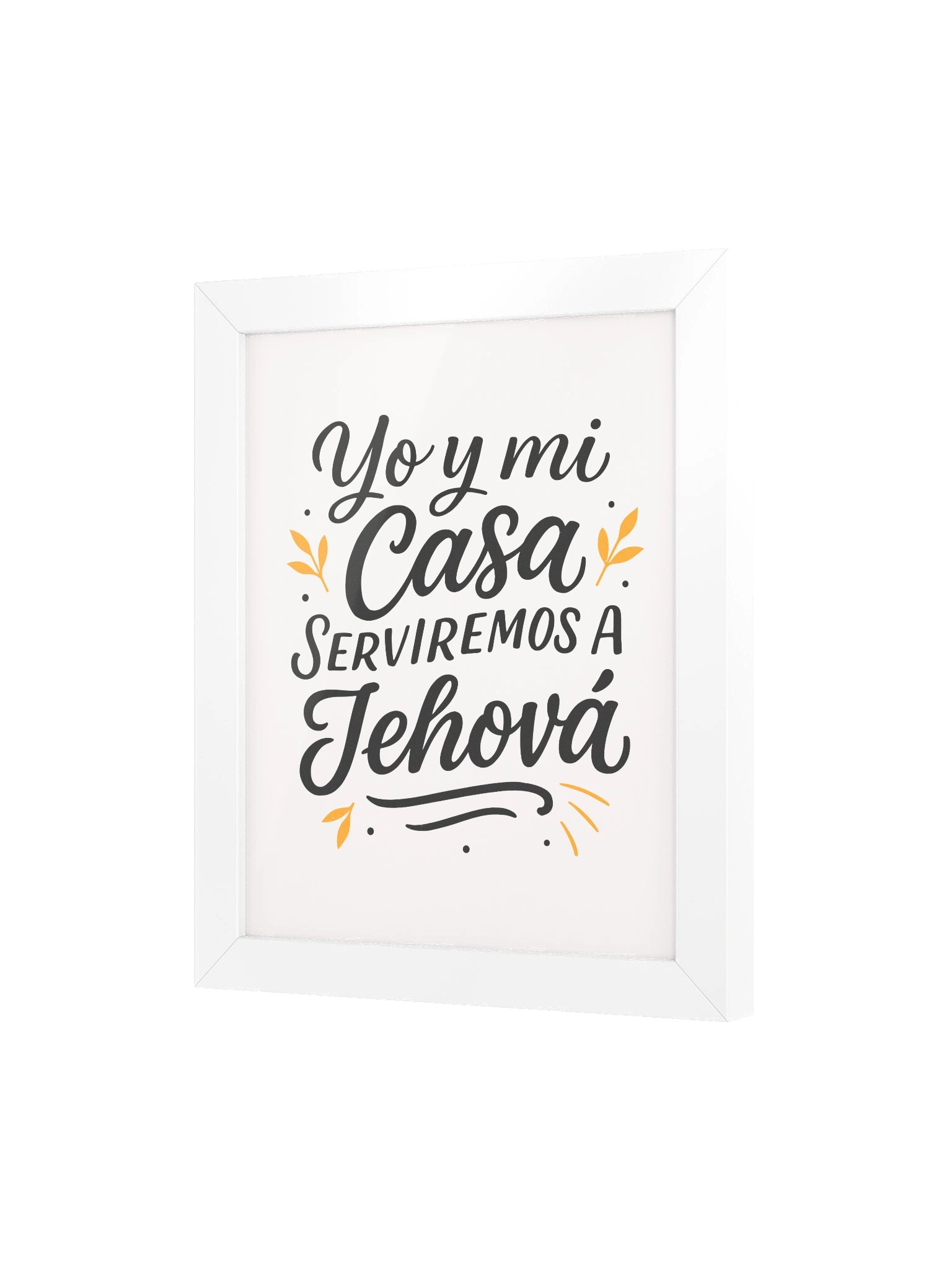 Framed Christian Poster (Spanish) – Joshua 24:15 product image (3)