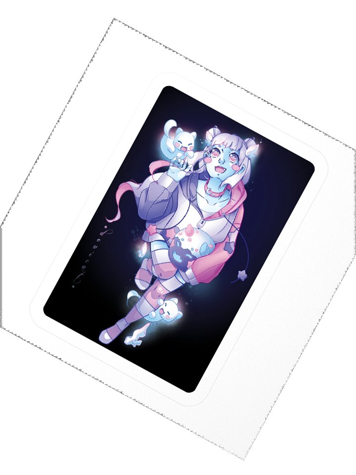 CandiCat Ghost Girl & Ghost Cats 2025 Sticker product image (2)
